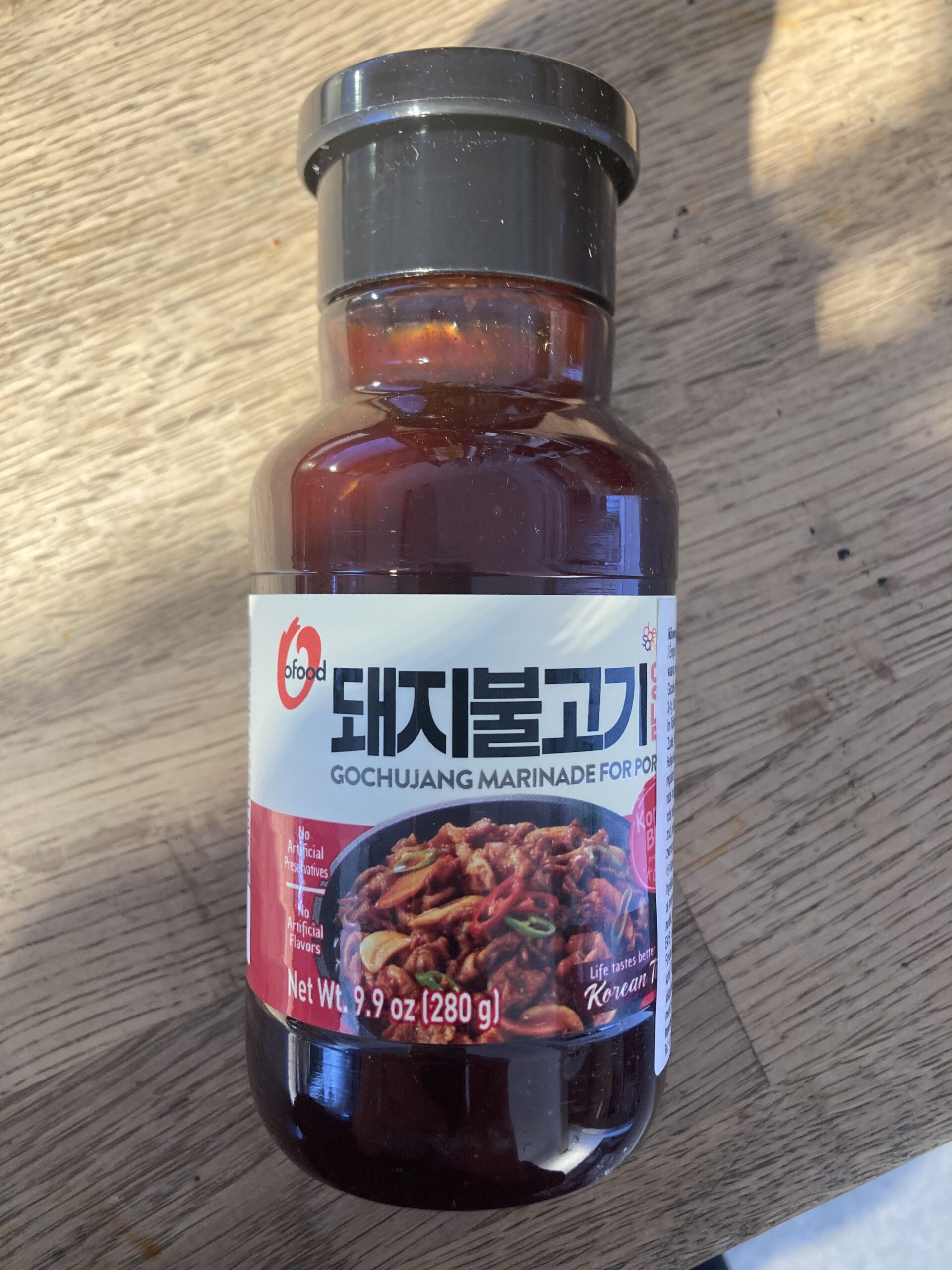 marinerad sås 280g för SPICY bbq 고추장불고기소스